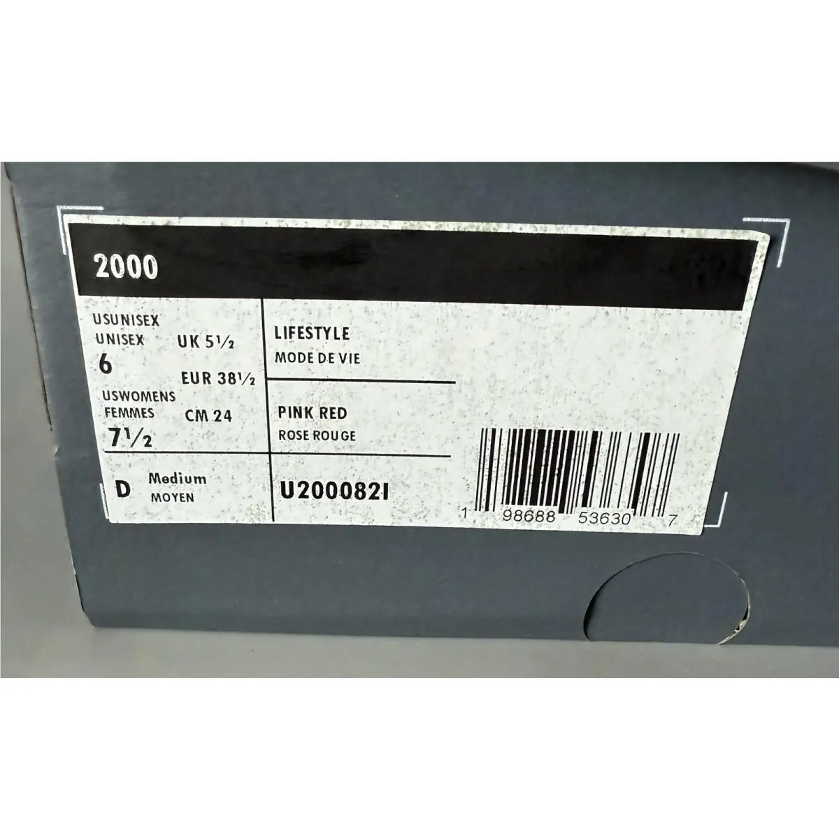 New Balance shoes - New Balance 2000 - Pink Red (UPC: 0198688536314) 9