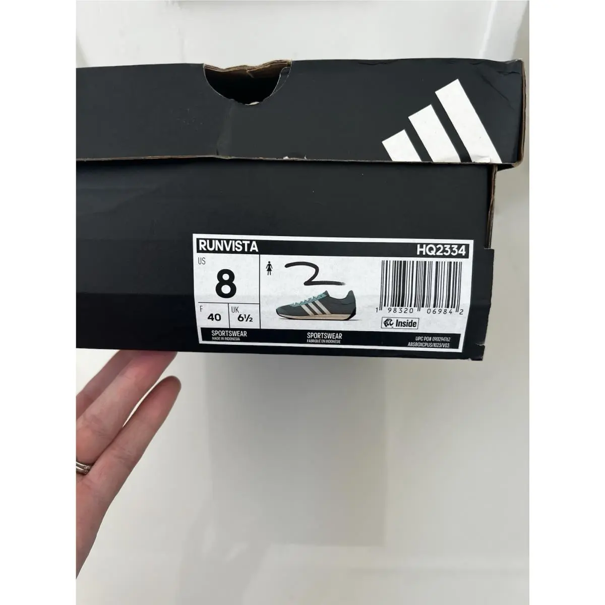 Adidas shoes - ADIDAS Runvista - Runvista - HQ2334 - Blue 8