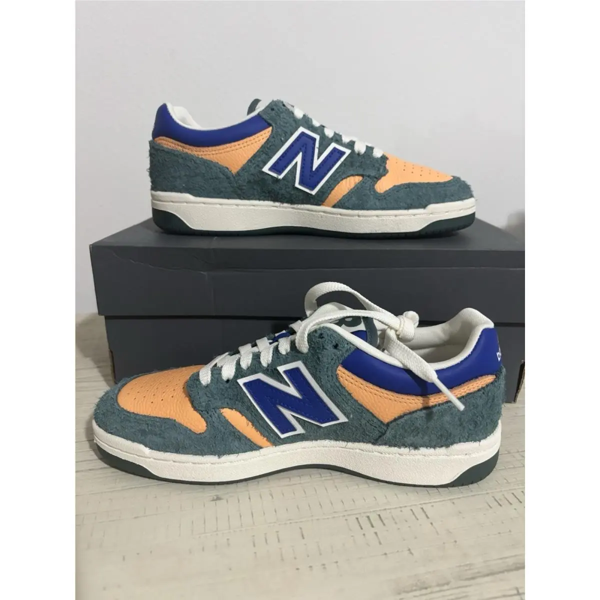 New Balance shoes - New Balance 480 - Orange/Green 0