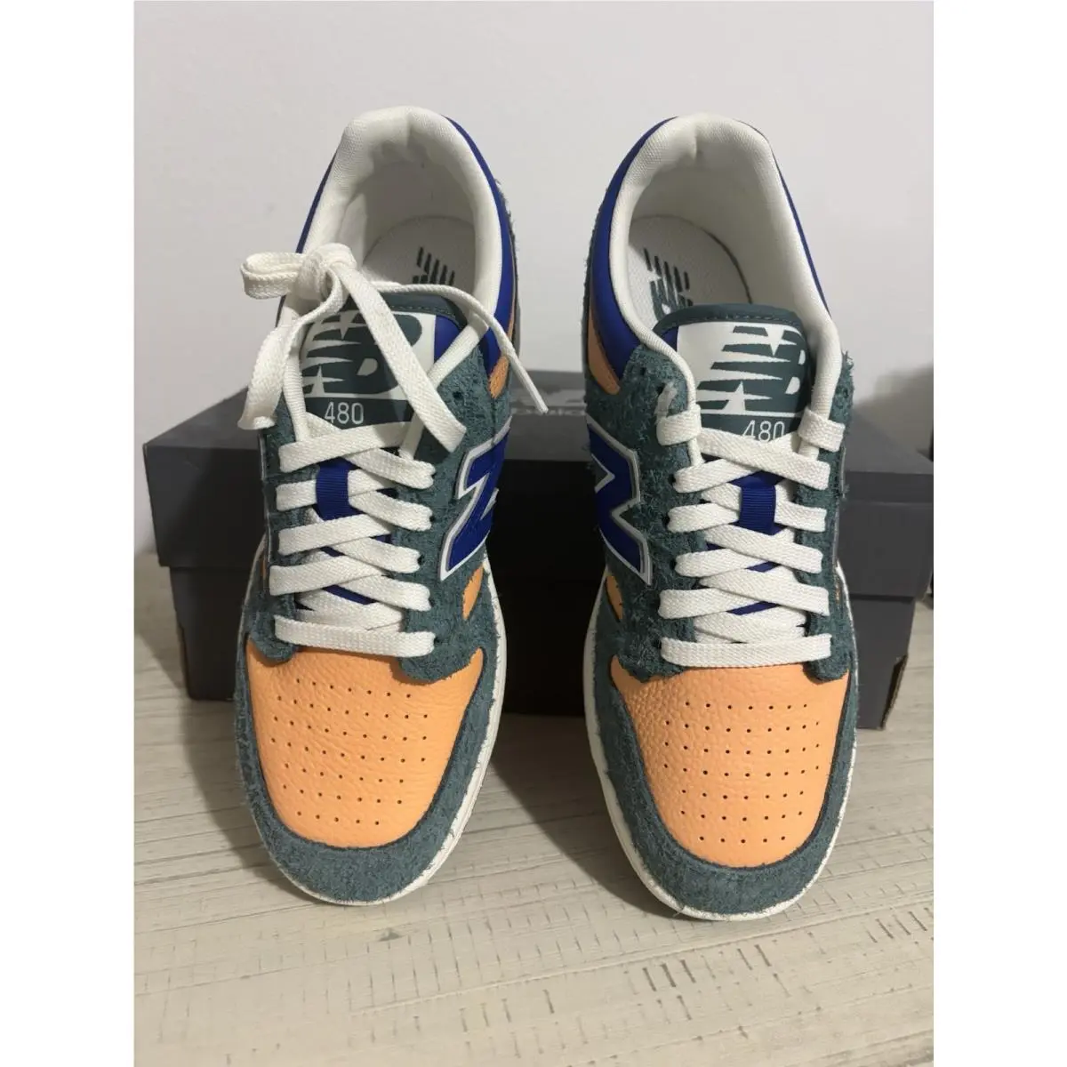 New Balance shoes - New Balance 480 - Orange/Green 1