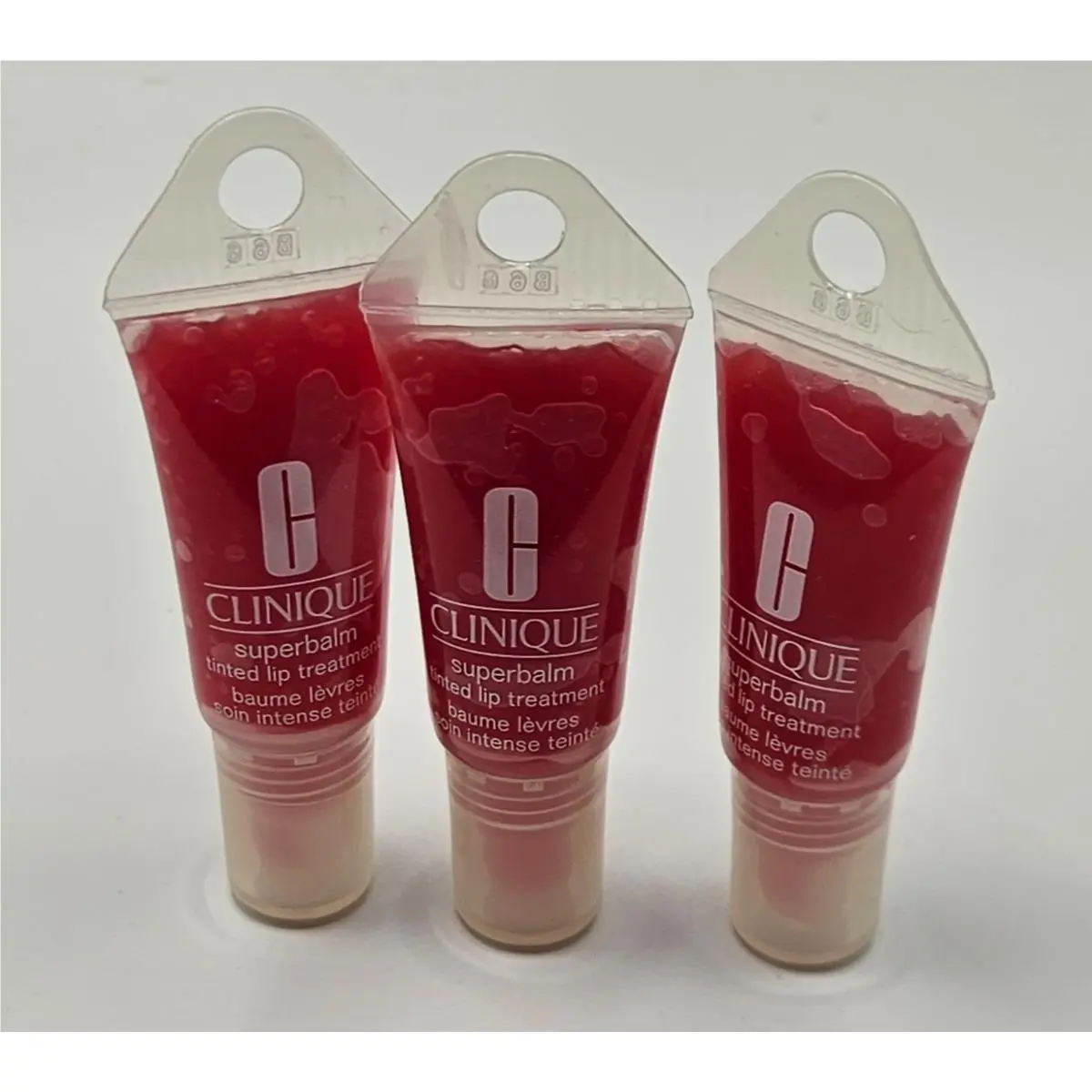 3 Clinique Superbalm Moisturizing Gloss 02 Raspberry 12ml