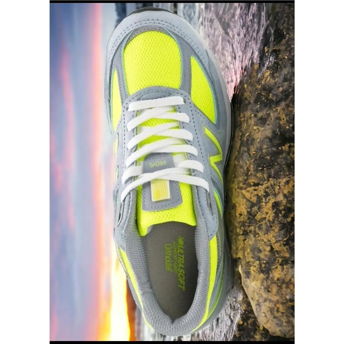 New Balance shoes - New Balance 990 - W990GH5 - Gray Volt (UPC: 194389213813) 6