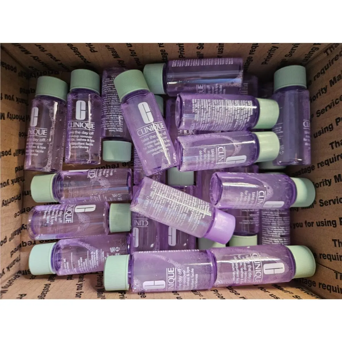 25  Take The Day Off Makeup Remover For Lids Lashes Lips 1.7oz/50ml ea by Clinique