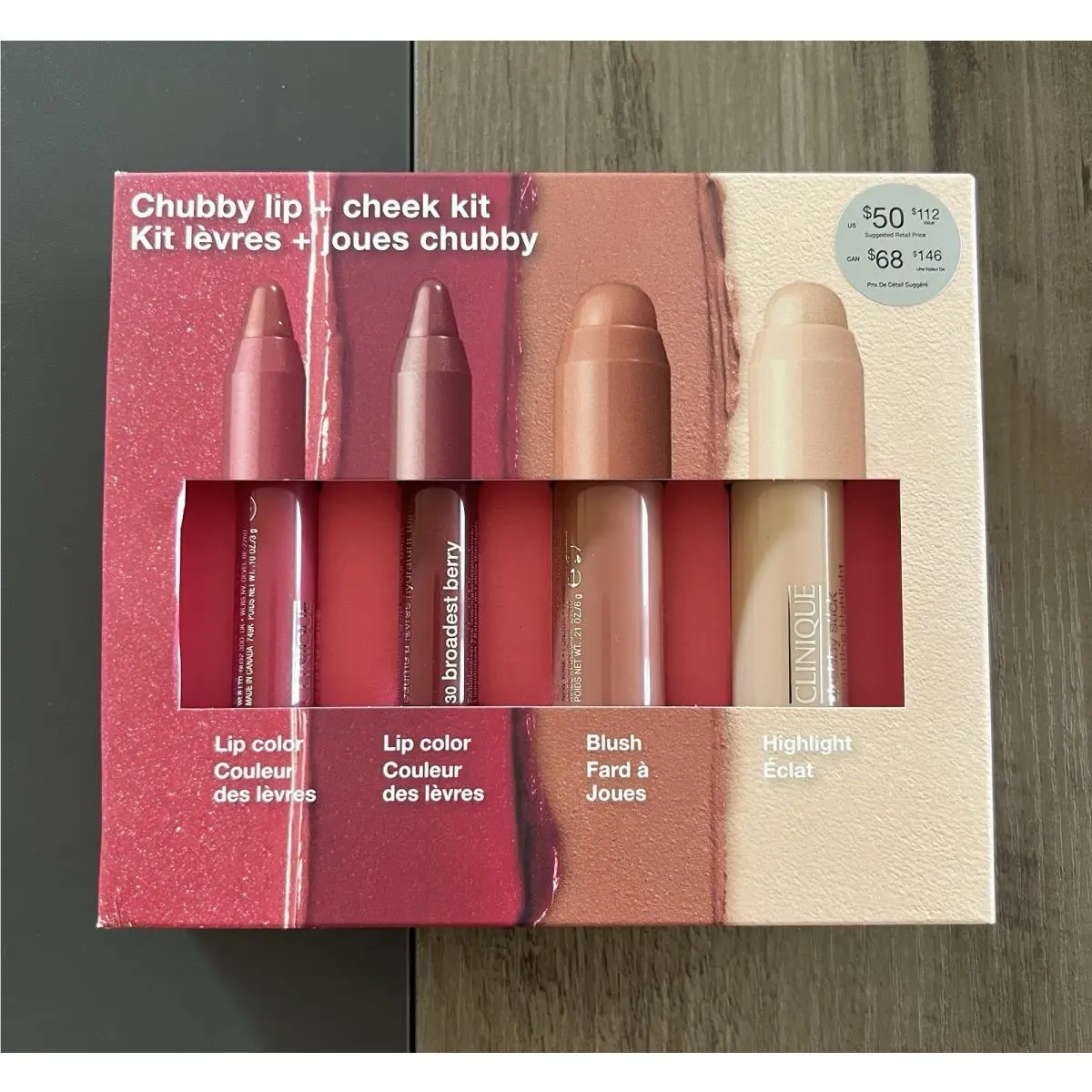4 Pc Chubby Lip + Cheek Makeup Set by Clinique