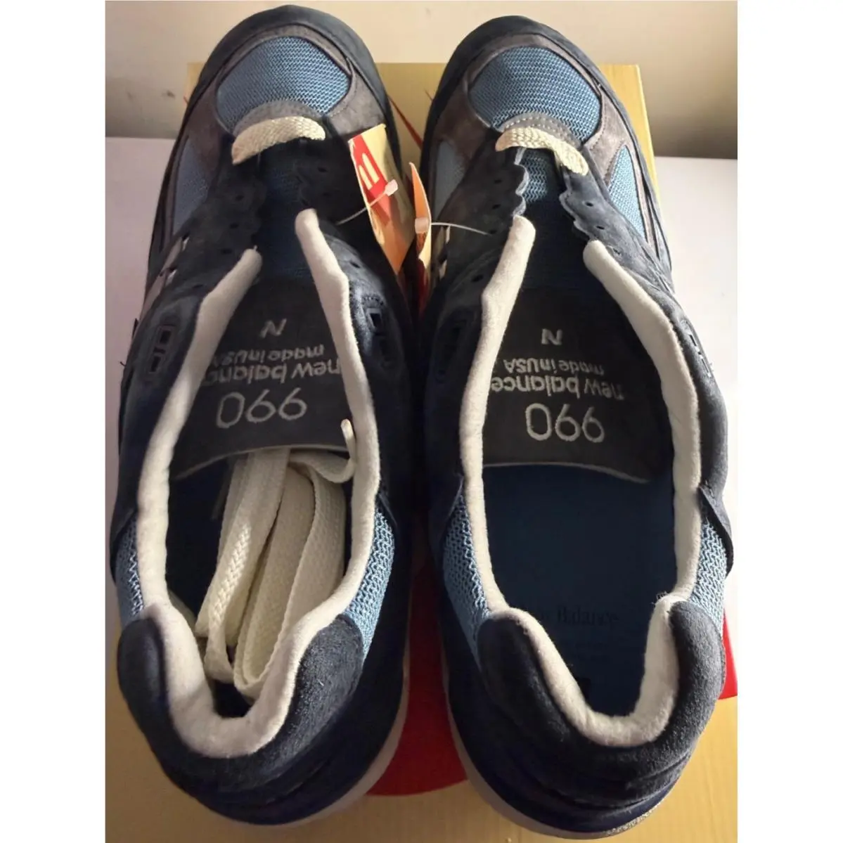 New Balance shoes - 990v2 - M990TB2 - Blue (UPC: 195907075647) 8