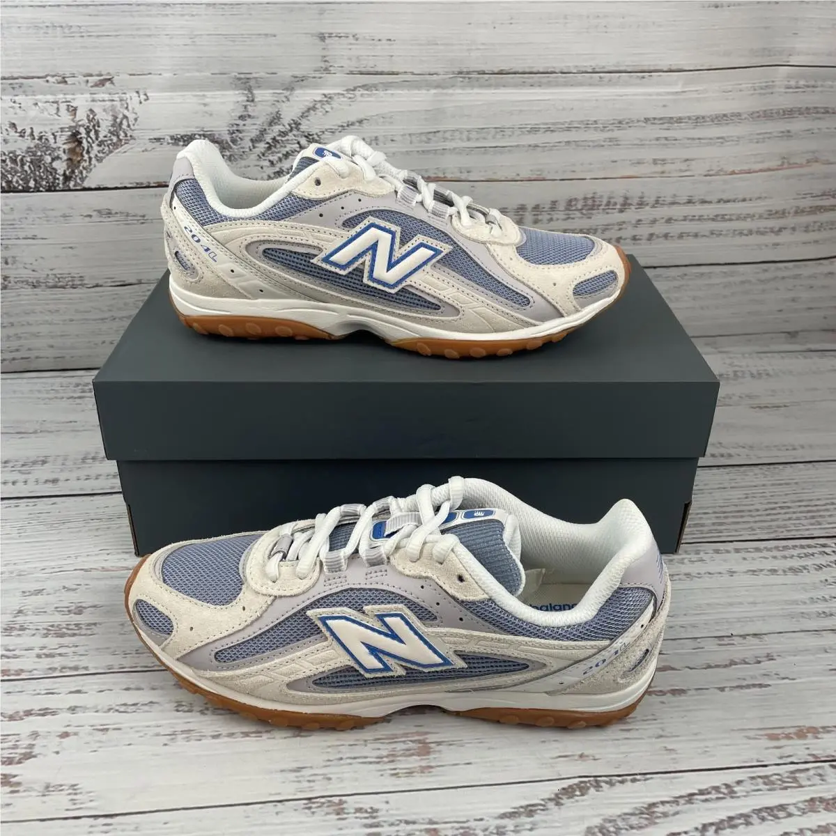 New Balance 204L Womens US 6 Lifestyle Sneakers Grey Blue