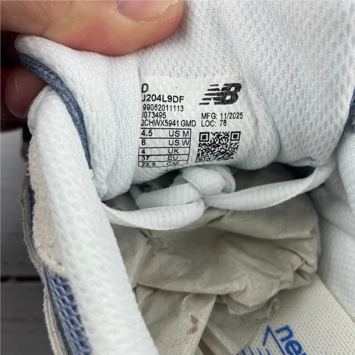 New Balance shoes - Gray (UPC: 199062011113) 7