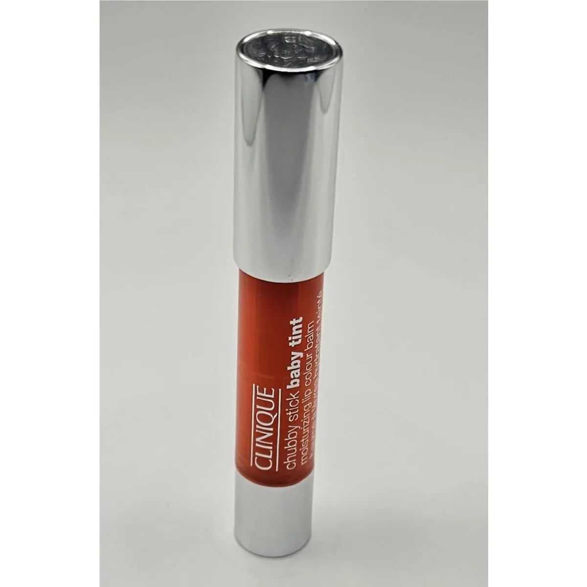 Clinique Chubby Stick Baby Tint Lip Color Balm in 01 Poppin Poppy .08oz/2.4g