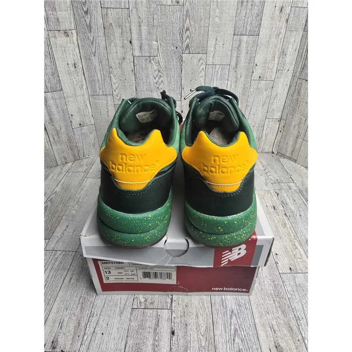 New Balance shoes - Burn Rubber x New Balance 572 - MRT572BR - Green 3