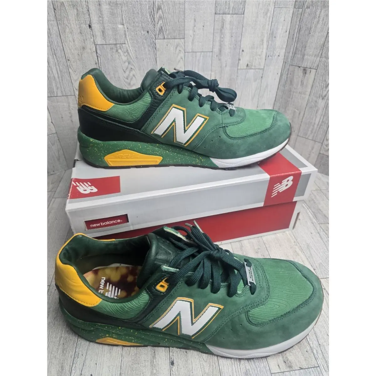 New Balance shoes - Burn Rubber x New Balance 572 - MRT572BR - Green 4
