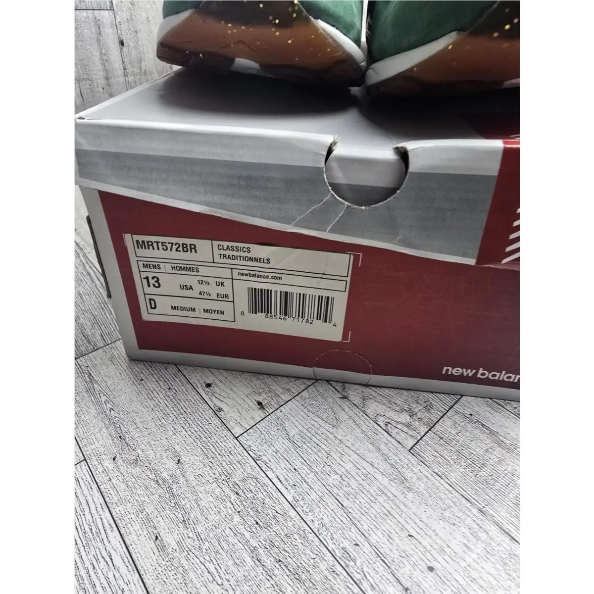 New Balance shoes - Burn Rubber x New Balance 572 - MRT572BR - Green 8