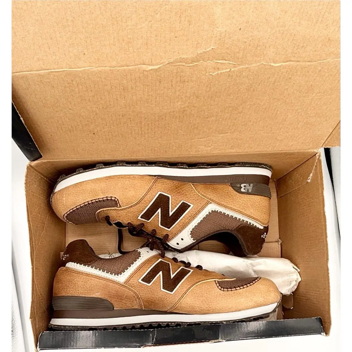 New Balance shoes - New Balance 574 - M574LEBT - Brown 22