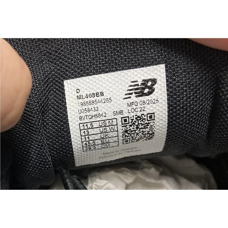 New Balance shoes - New Balance 408 - ML408BB - Grey Black (UPC: 198688544265) 5