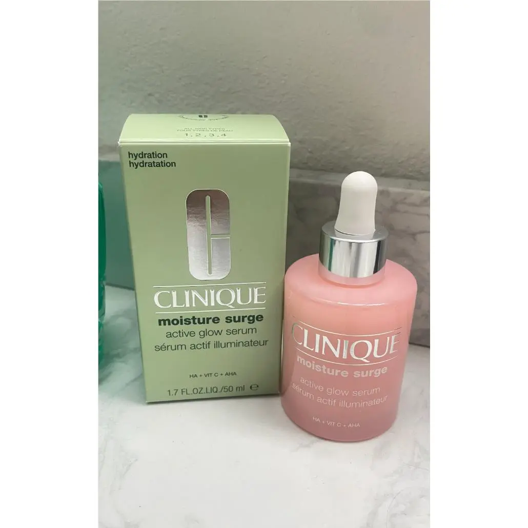 Clinique Moisture Surge Active Glow Serum 1 Fl. Oz. Hyaluronic Acid