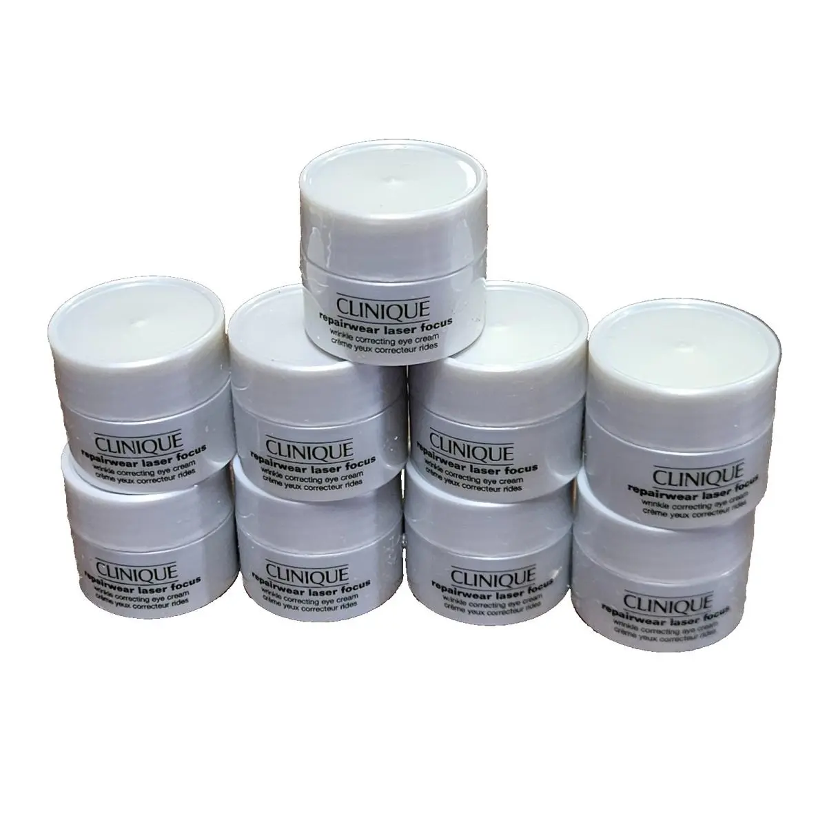 9 Clinique Repairwear Laser Focus Wrinkle Correcting Eye Cream 0.17 oz/5 ml Gwp