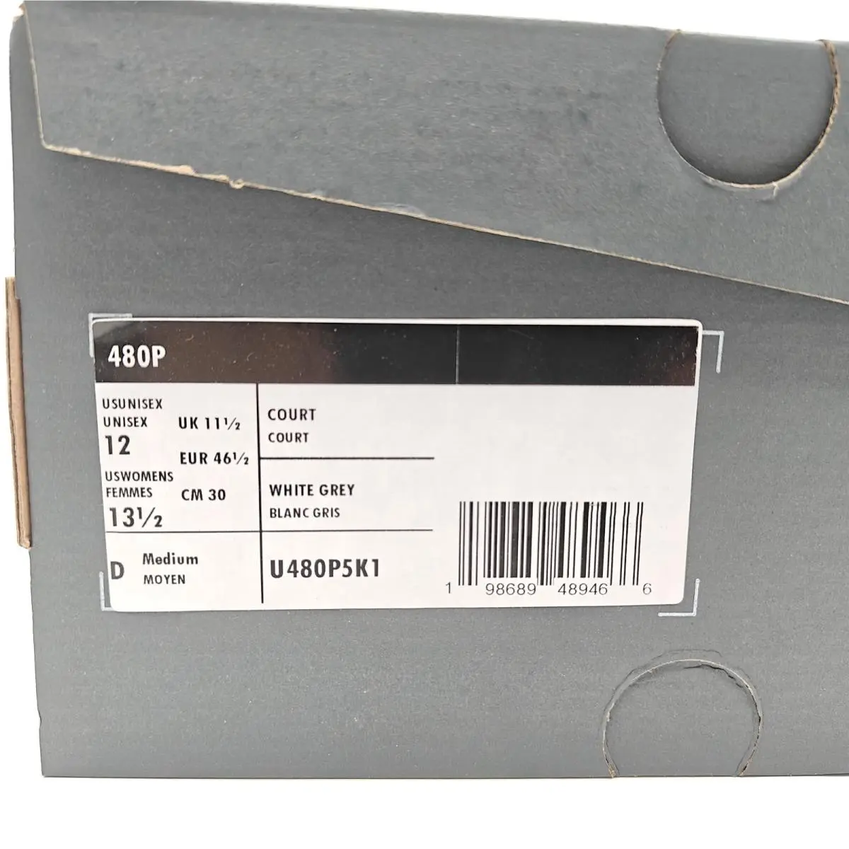 New Balance shoes - New Balance 480 - U480P5K1 - White 6