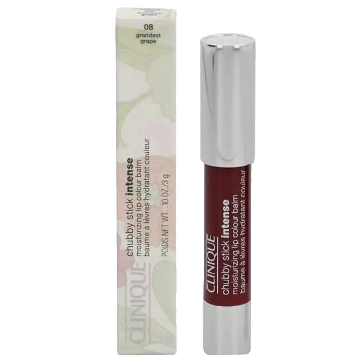Clinique Chubby Stick Intense 08 Grandest Grape Lip Colour Balm Full Size