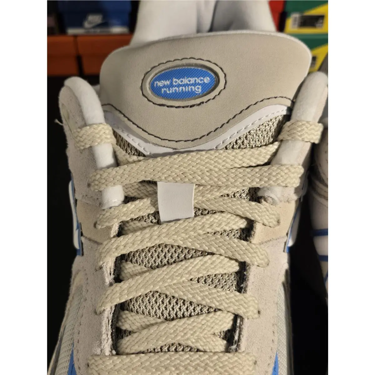 New Balance shoes - New Balance 2002 R - M2002RJJ - Ivory, Manufacturer: Beige/Blue 9