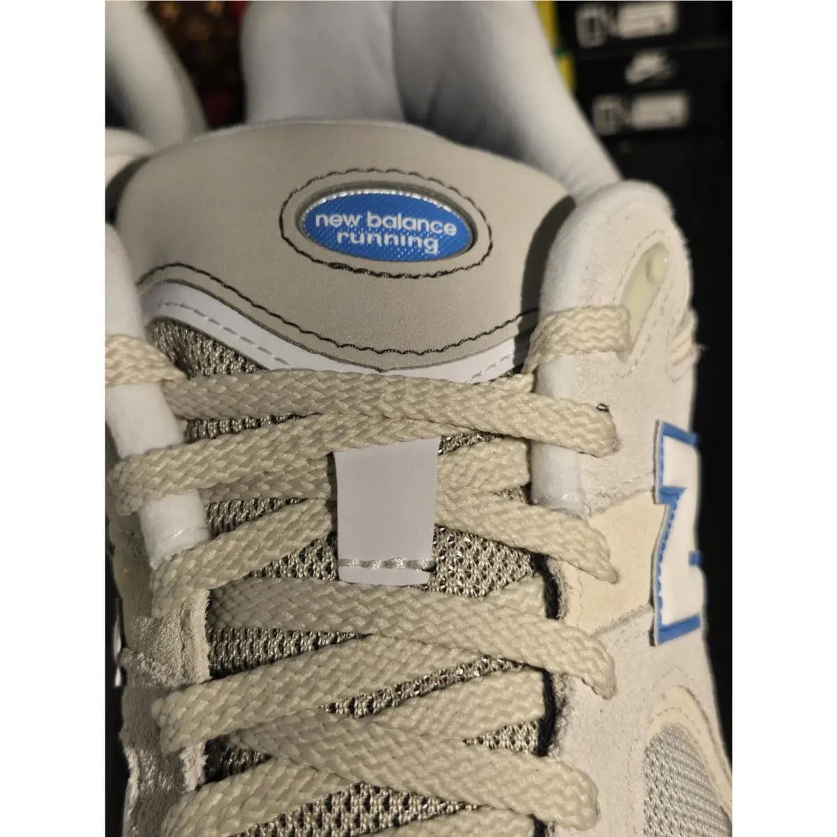New Balance shoes - New Balance 2002 R - M2002RJJ - Ivory, Manufacturer: Beige/Blue 10
