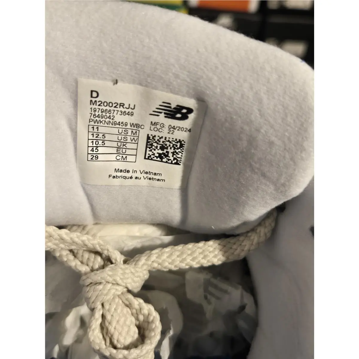 New Balance shoes - New Balance 2002 R - M2002RJJ - Ivory, Manufacturer: Beige/Blue 14