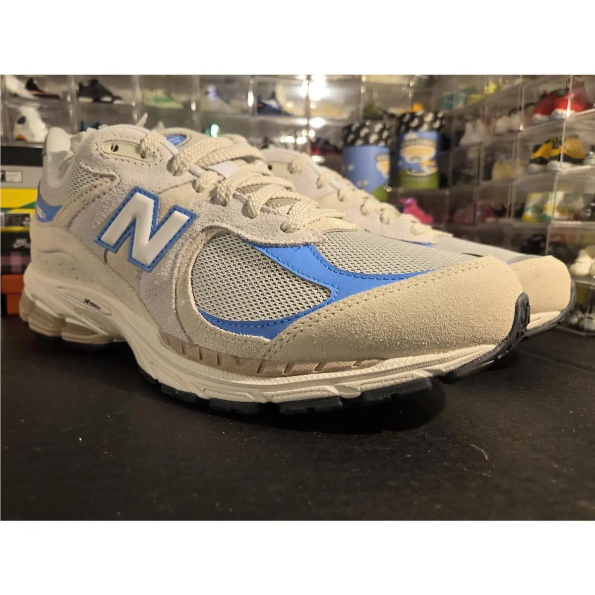 New Balance shoes - New Balance 2002 R - M2002RJJ - Ivory, Manufacturer: Beige/Blue 0