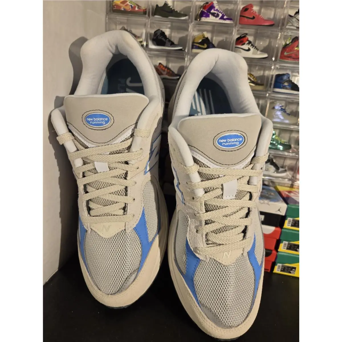 New Balance shoes - New Balance 2002 R - M2002RJJ - Ivory, Manufacturer: Beige/Blue 3
