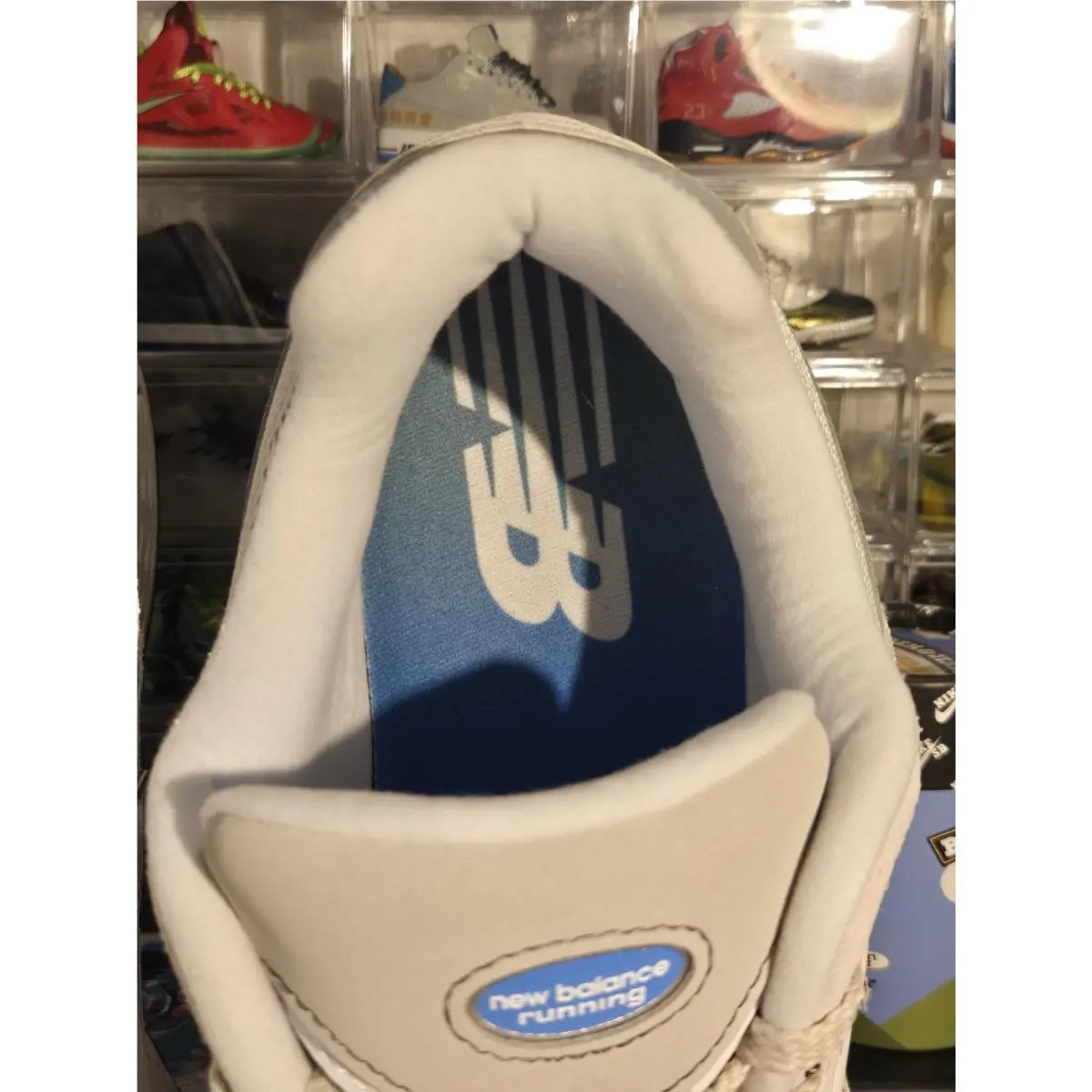New Balance shoes - New Balance 2002 R - M2002RJJ - Ivory, Manufacturer: Beige/Blue 4