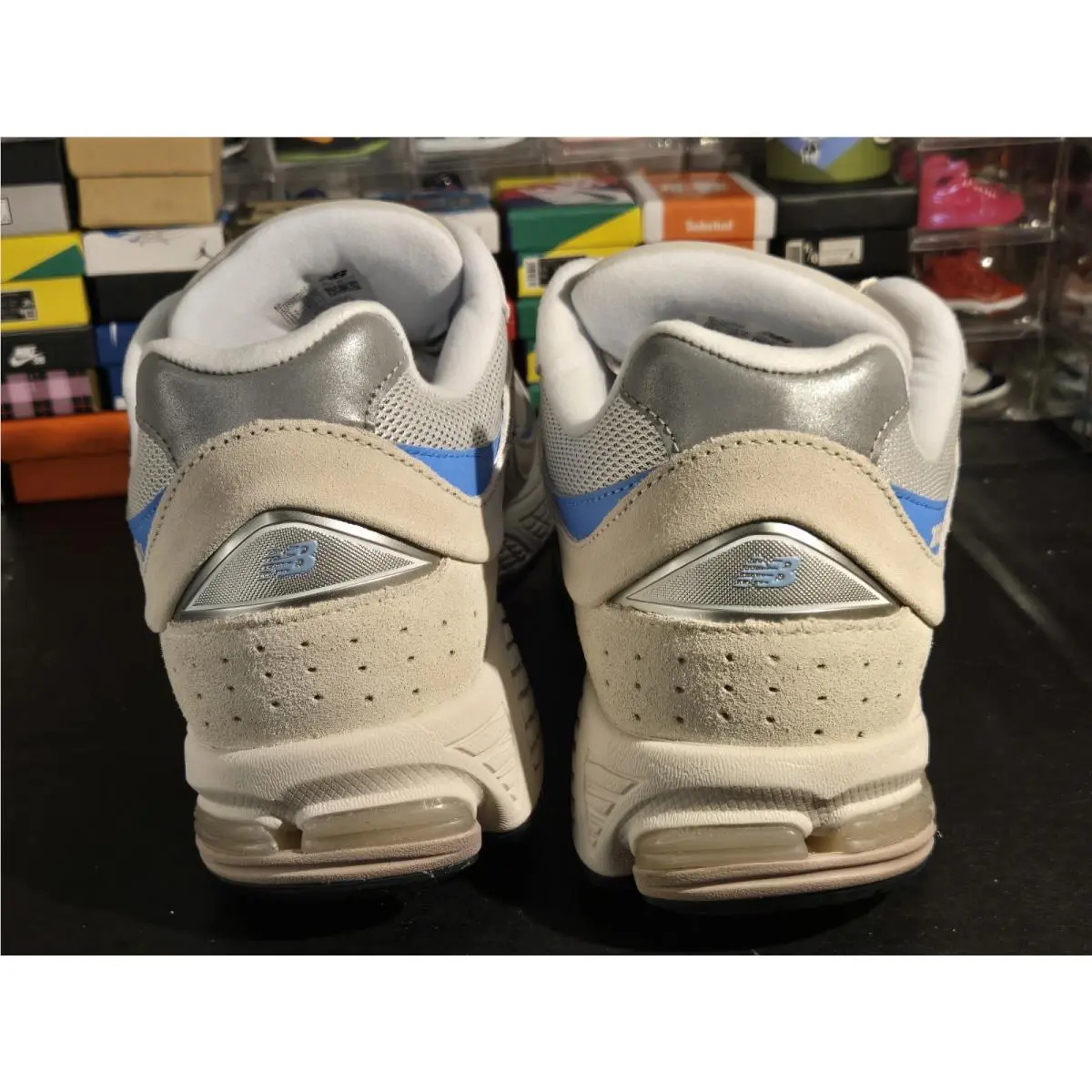 New Balance shoes - New Balance 2002 R - M2002RJJ - Ivory, Manufacturer: Beige/Blue 6