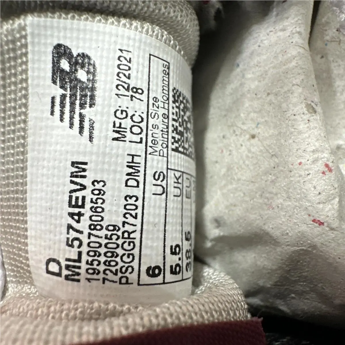 New Balance shoes - New Balance 574 - ML574EVM - Red (UPC: 195907806593) 9