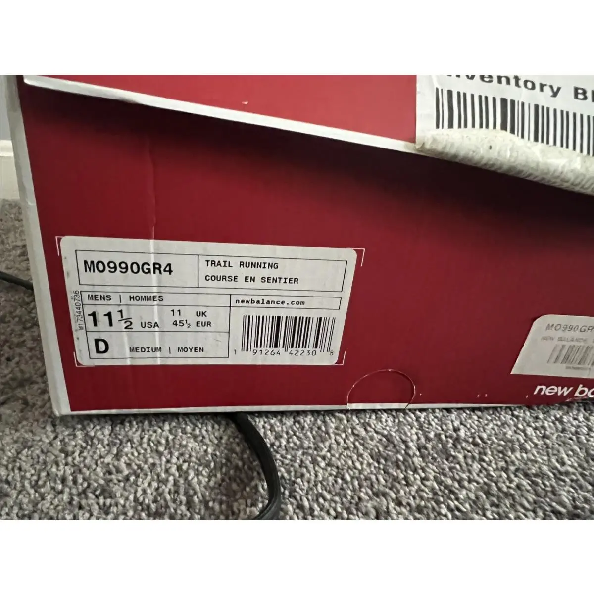 New Balance shoes - New Balance 990 - MO990GR4 - Gray, Manufacturer: Black 5