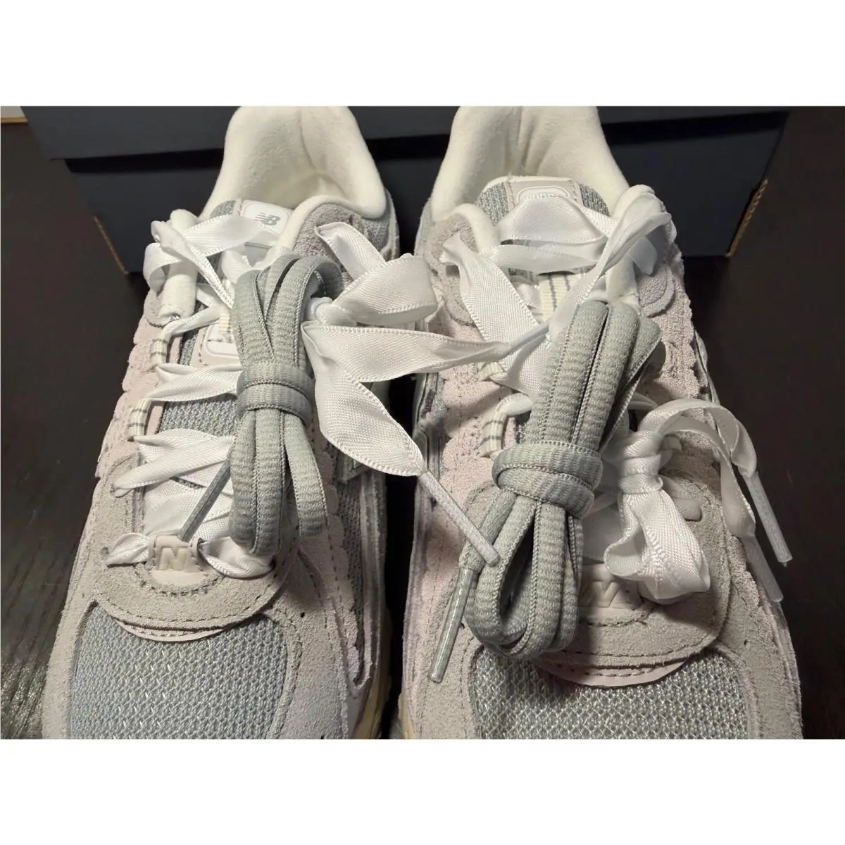 New Balance shoes - Grey, Cream 5