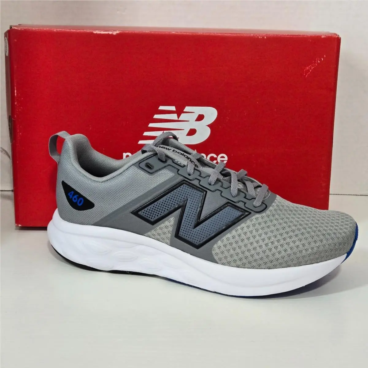 New Balance Unisex 460v4 Running Shoes Sneakers Gray Blue Size M9.5 W11 4E