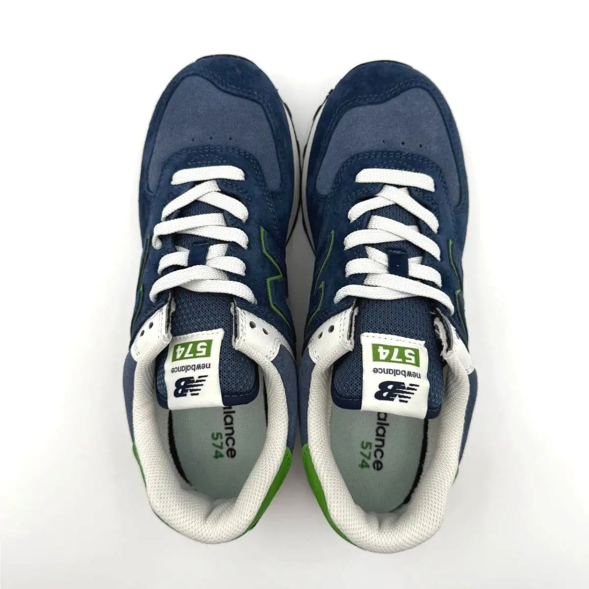 New Balance shoes - New Balance 574 - U574QBL - Blue, Manufacturer: NB Navy/Alpine Green (UPC: 198686552750) 4