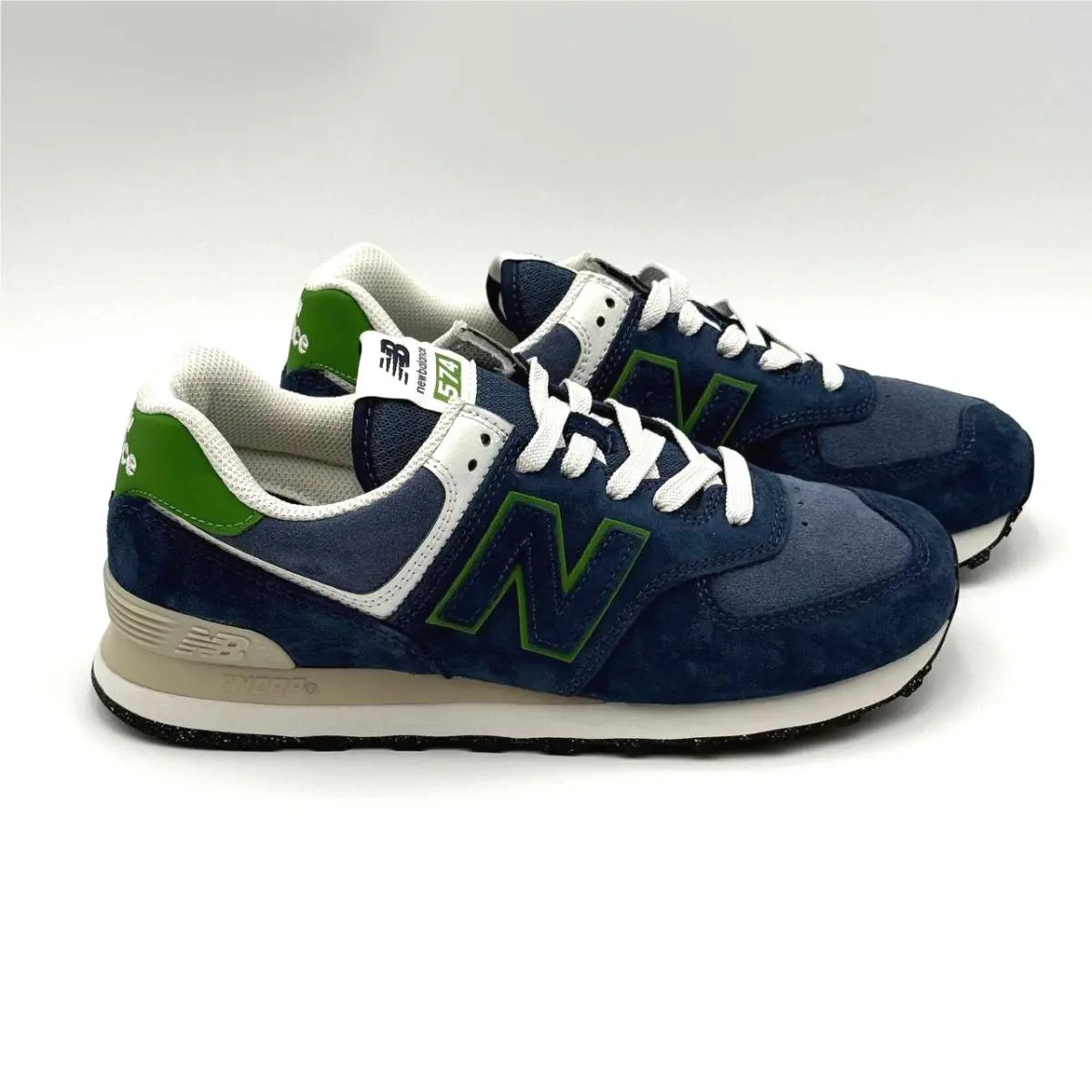 New Balance shoes - New Balance 574 - U574QBL - Blue, Manufacturer: NB Navy/Alpine Green (UPC: 198686552750) 0