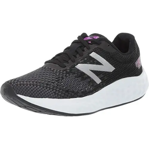 New Balance D5145 Women`s Fresh Foam Rise V1 Black Running Shoe Size 9.5 B