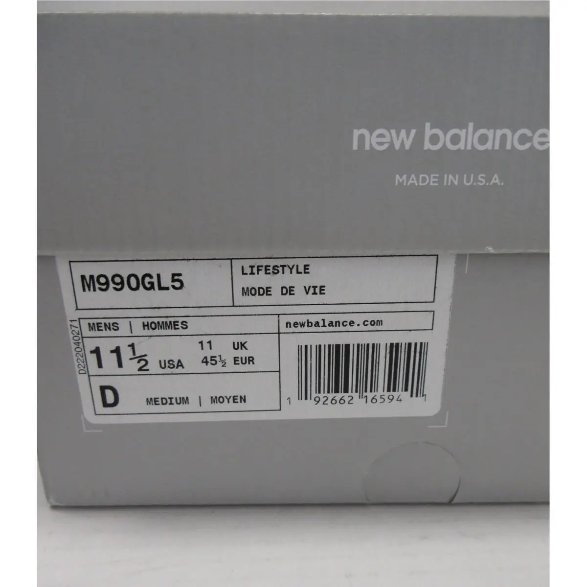 New Balance shoes - New Balance 990v5 - Gray 10