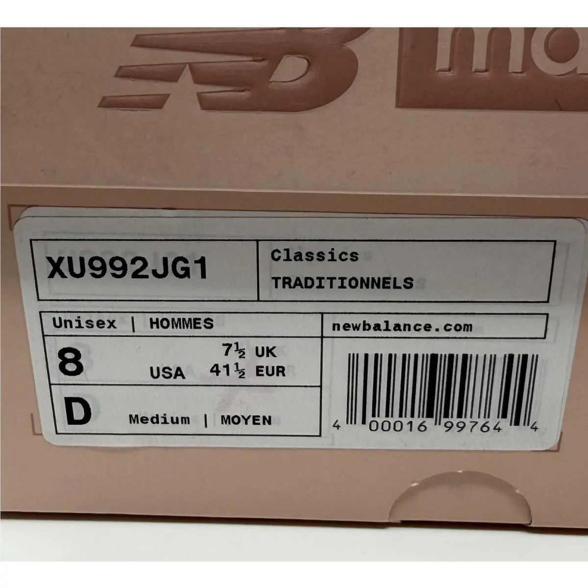 New Balance shoes - New Balance 992 - XU992JG1 - Multicolor 2