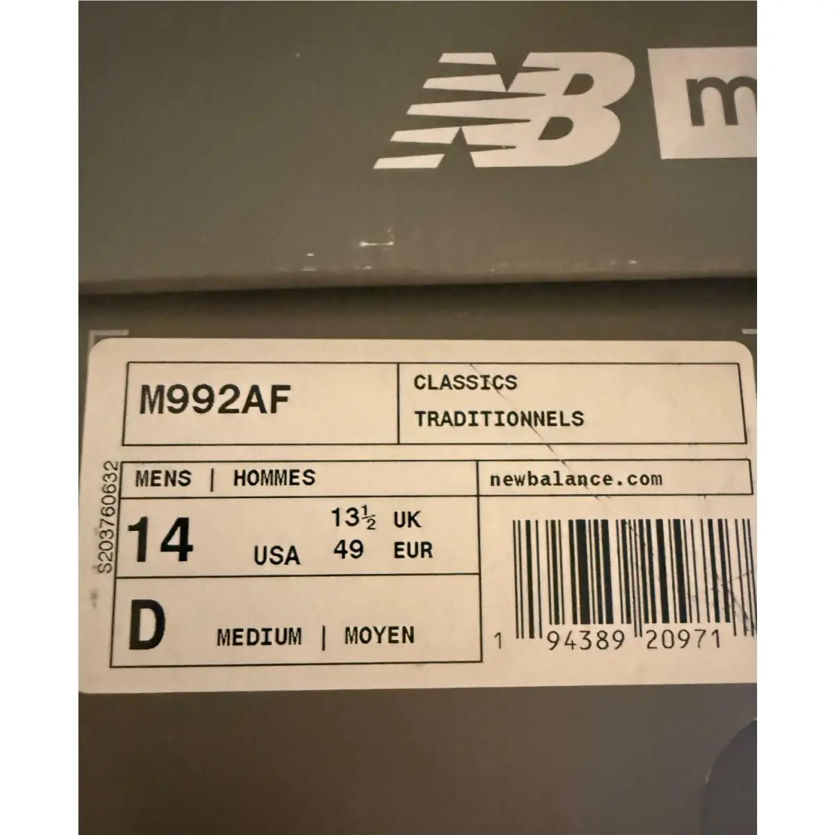 New Balance shoes - 992 - M992AF - Multicolor 8
