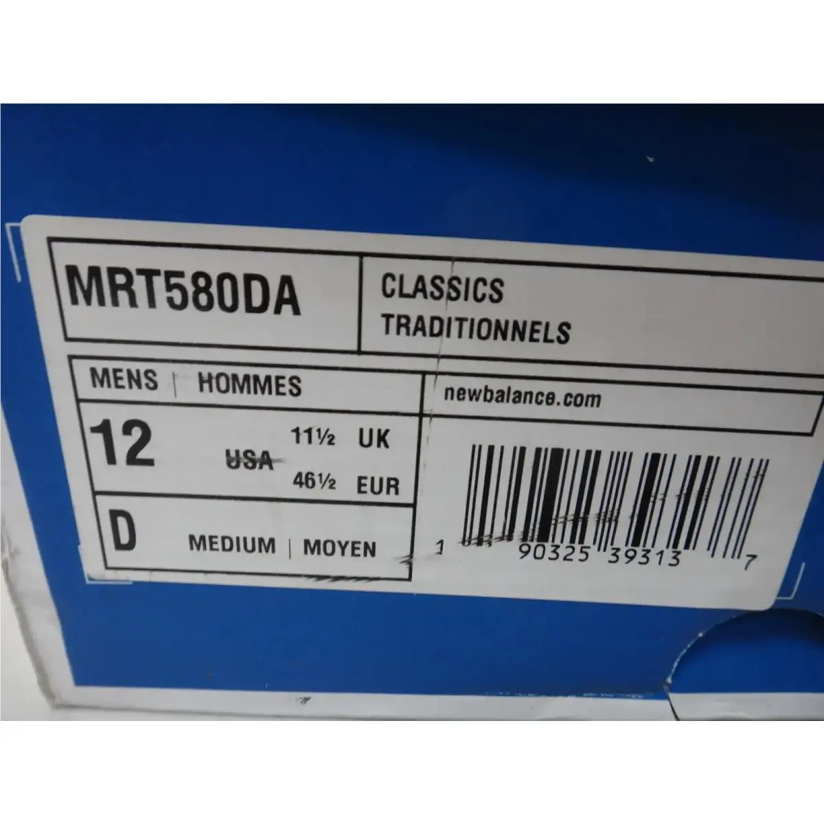 New Balance shoes - New Balance 580 Re-Engineered - MRT580DA - Gray 1