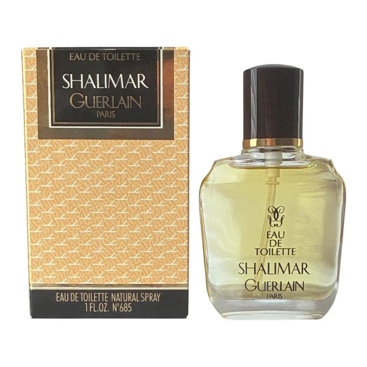 Guerlain’s Shalimar Paris Natural Spray Eau de Toilette 1 Fl Oz No 685 - Yellow