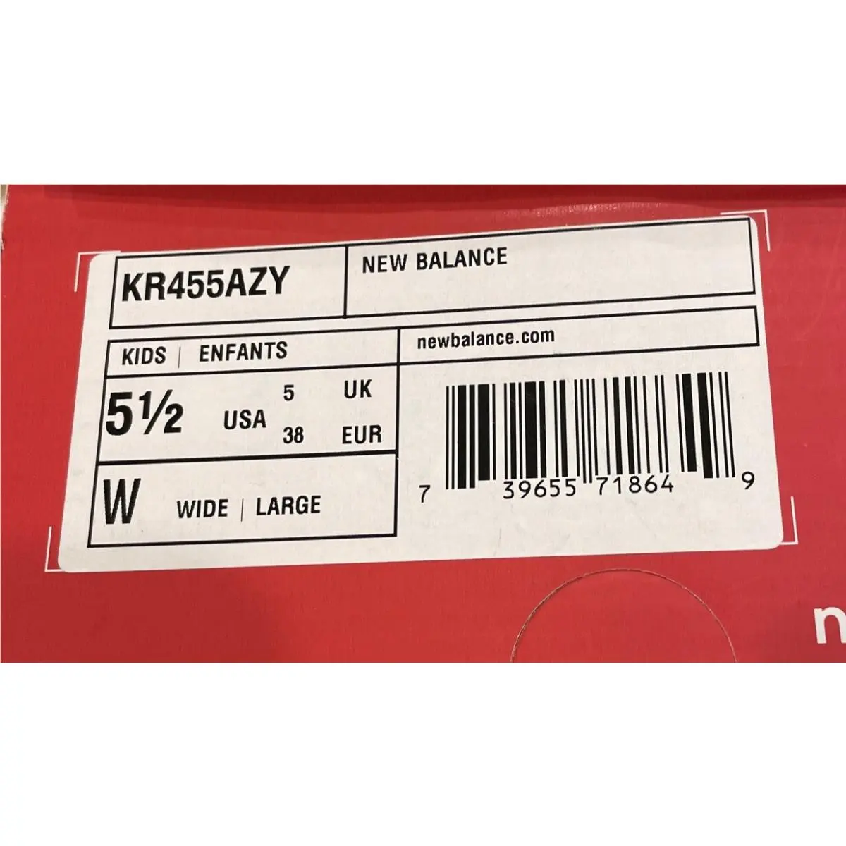 New Balance shoes - New Balance 455 - 455AZY - Ozone Blue/Metallic (UPC: 0739655718649) 5