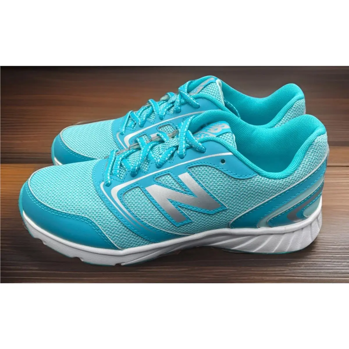 New Balance shoes - New Balance 455 - 455AZY - Ozone Blue/Metallic (UPC: 0739655718649) 6