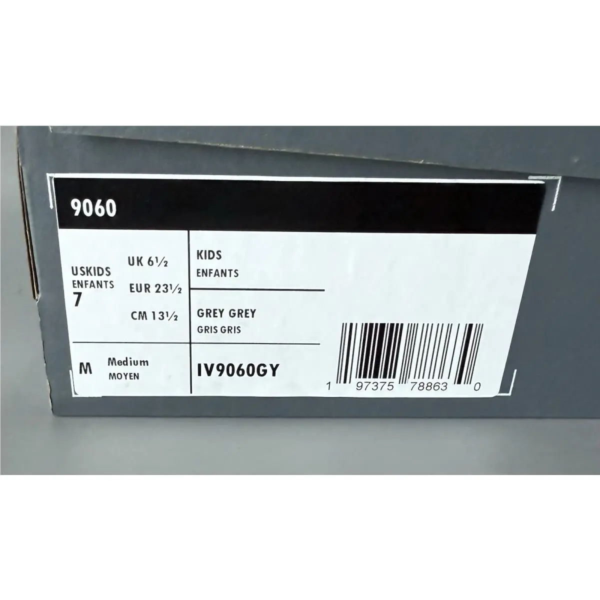 New Balance shoes - IV9060GY - IV9060GY - Gray (UPC: 0197375788678) 8