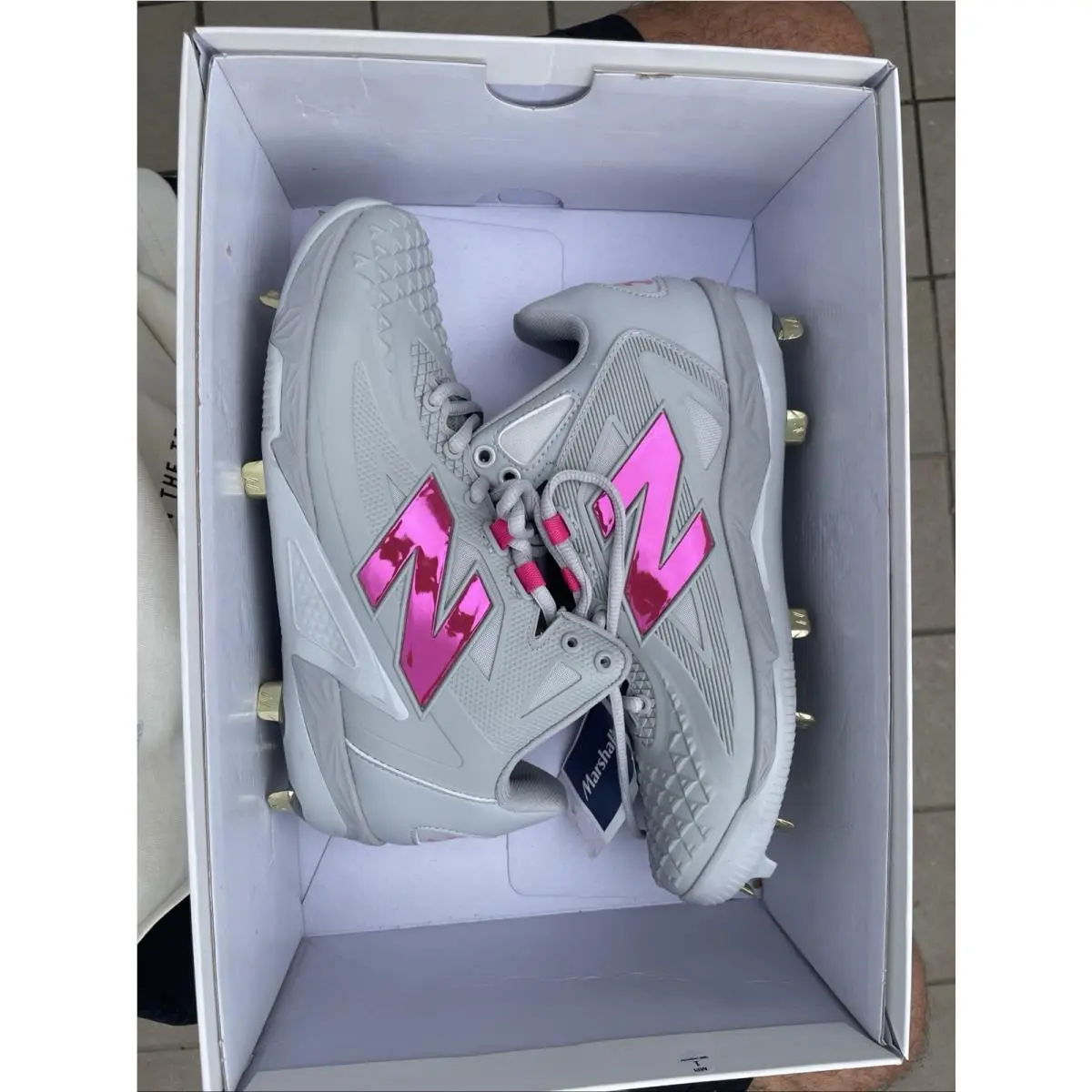 New Balance shoes - FuelCell Ohtani 1 Mothers Day - MSHOTP1 - Gray/Pink 1