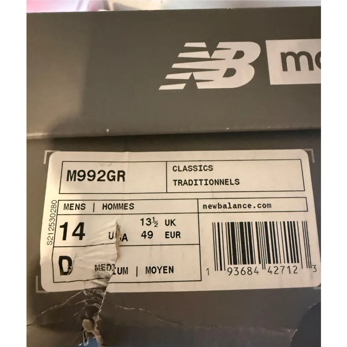 New Balance shoes - New Balance 992 - M992GR - Gray (UPC: 193684427123) 7
