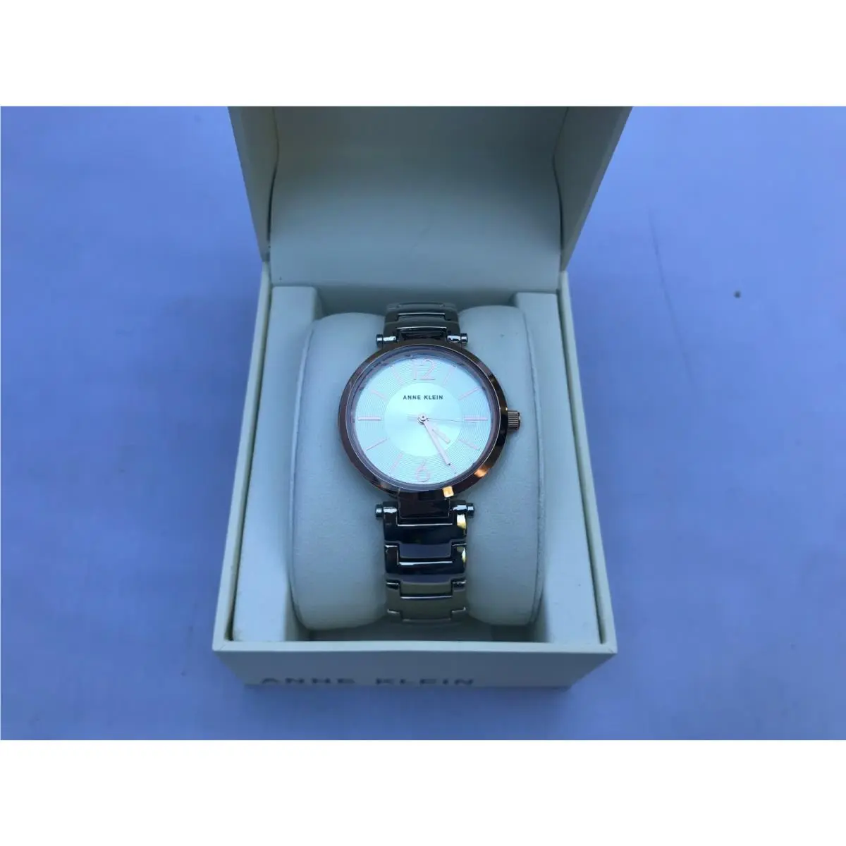 Anne Kline Womens Silver Tone Bracelet Watch AK/3047SVRT by Anne Klein