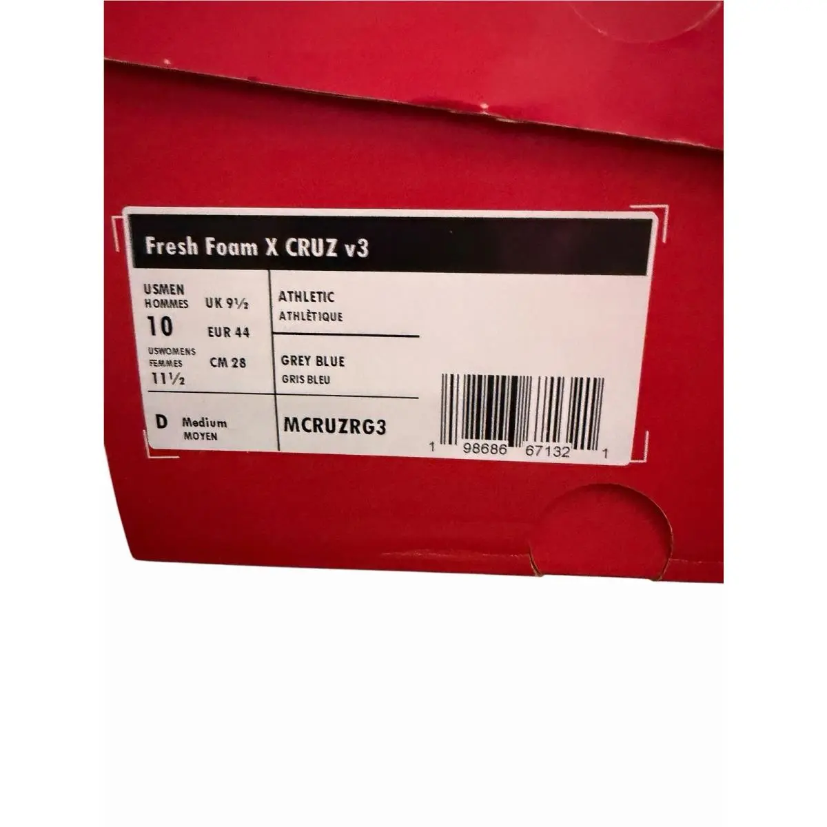 New Balance shoes - New Balance Fresh Foam X Cruz V3 - MCRUZRG3 - Gray (UPC: 198686671321) 4