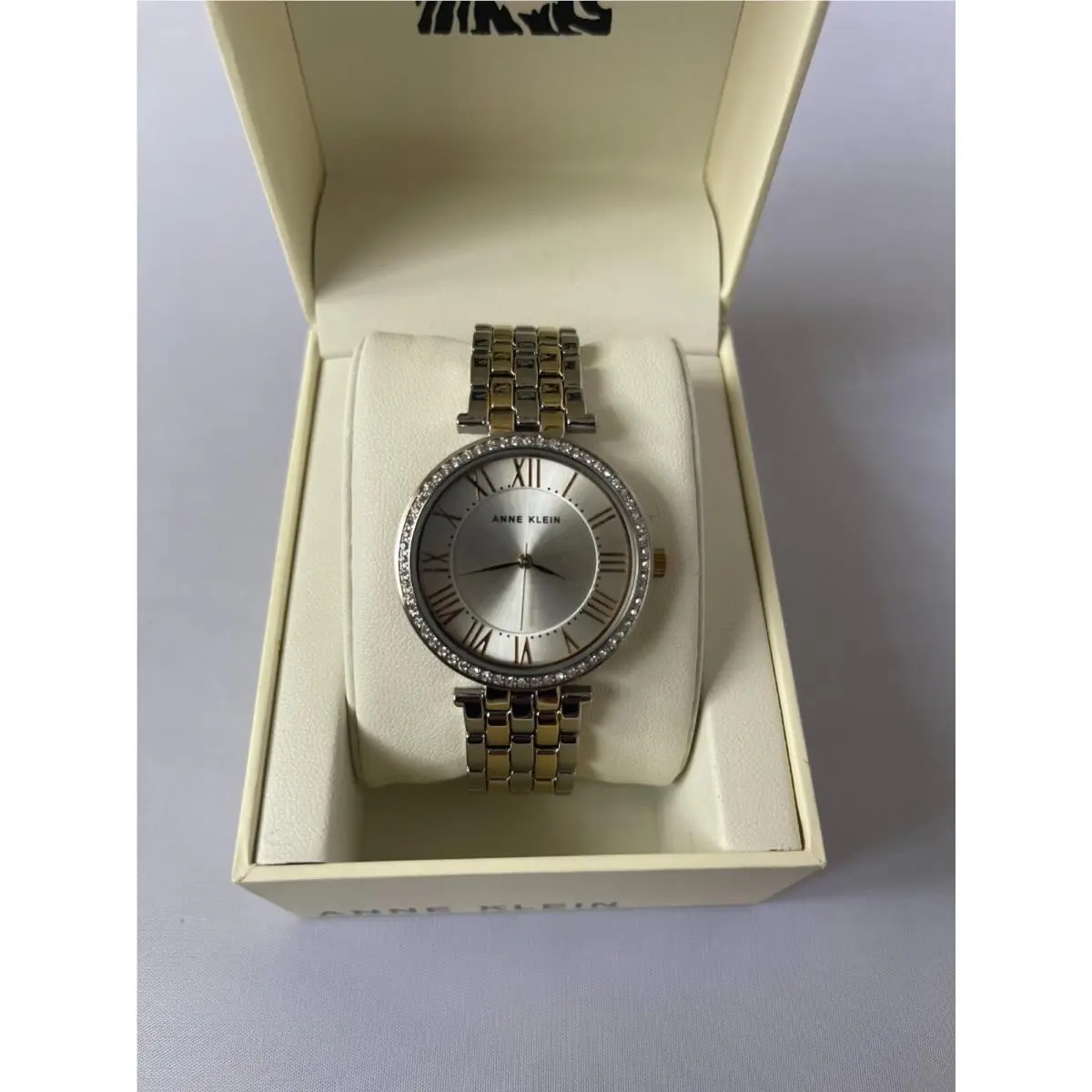 Women`s Silver/ Gold Stainless Steel Watch AK3131 85 by Anne Klein
