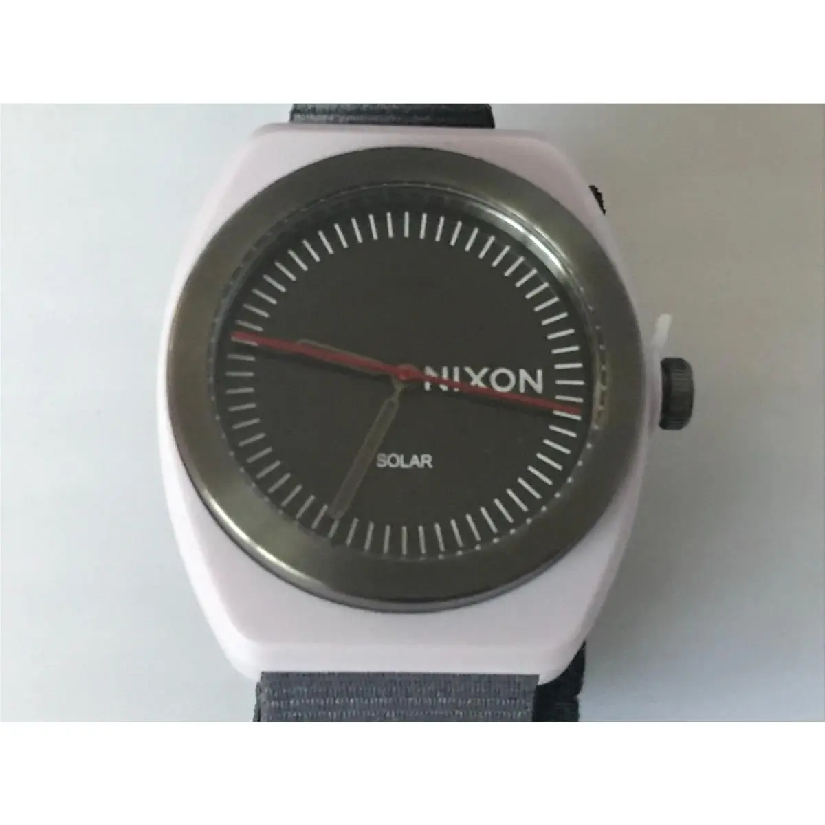 Mens Shine ON The Light Wave Lilac/gray/black Solar Watch by Nixon