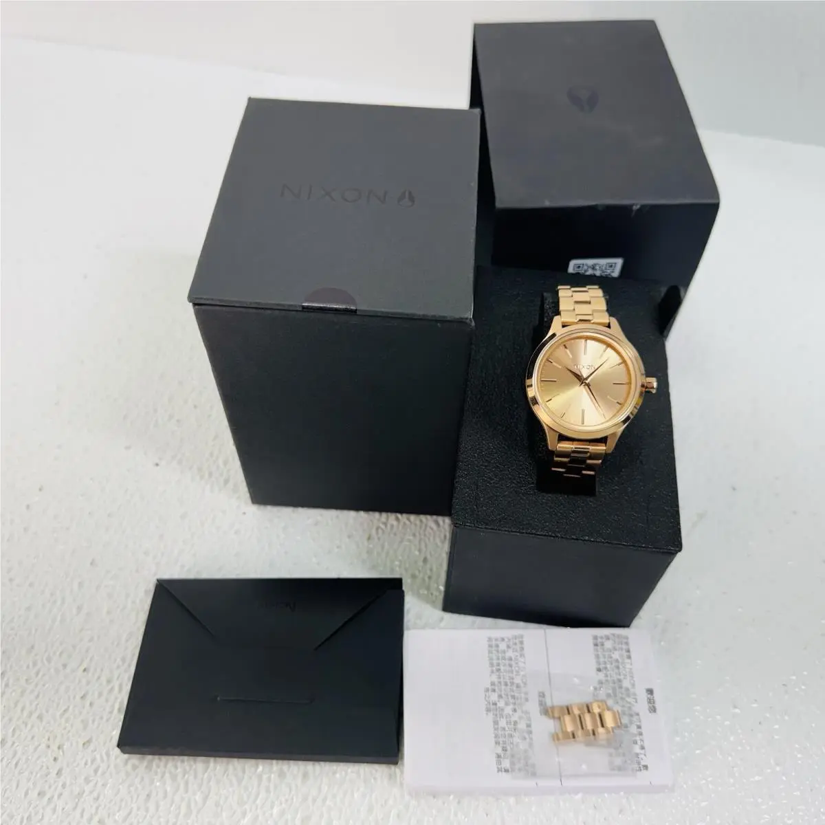 Optimist Watch in Rose Gold 33.5mm by Nixon